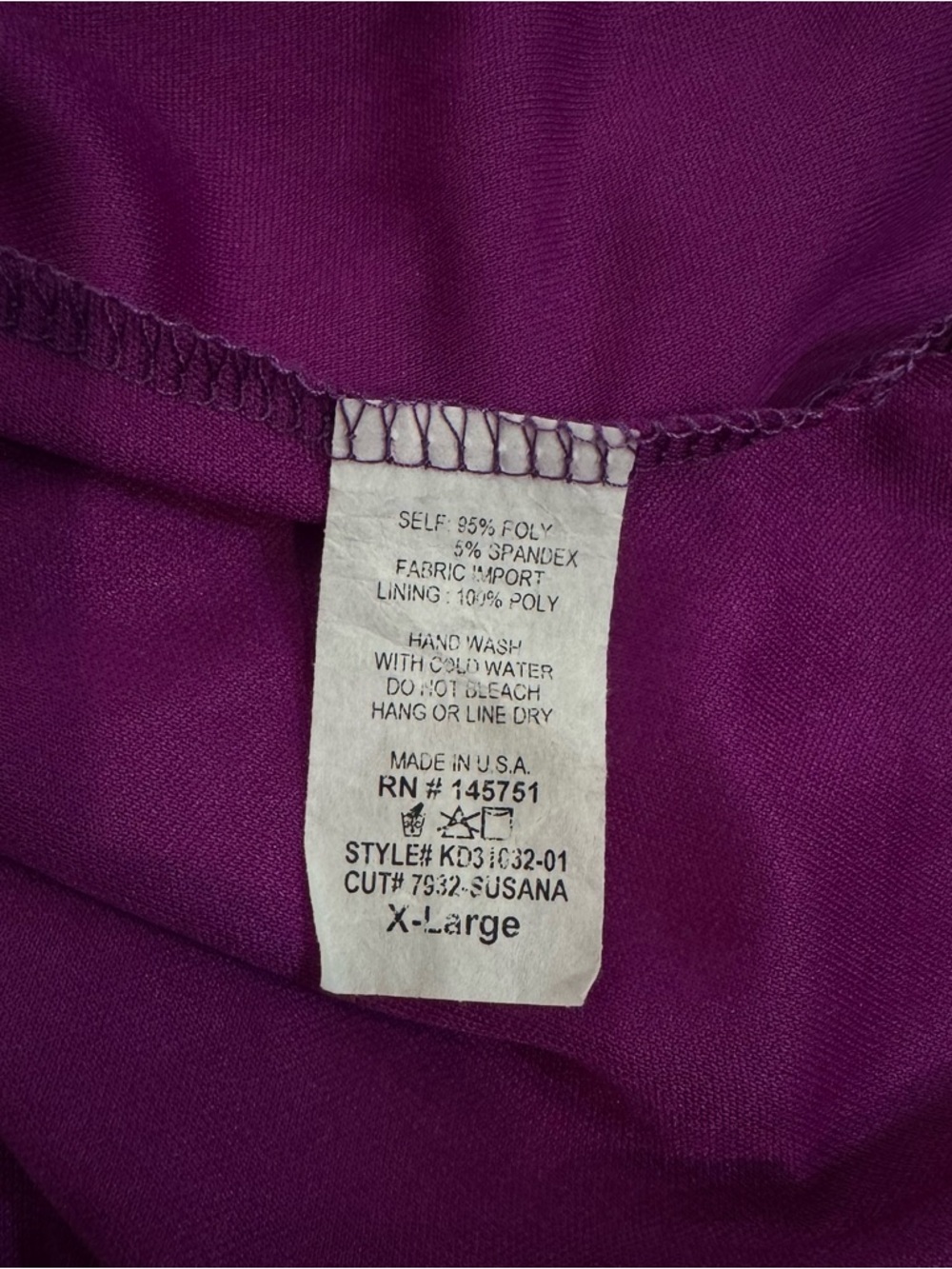 41 Hawthorn Purple Printed Sleeveless Wrap Dress with Tie - Picture 4 of 7
